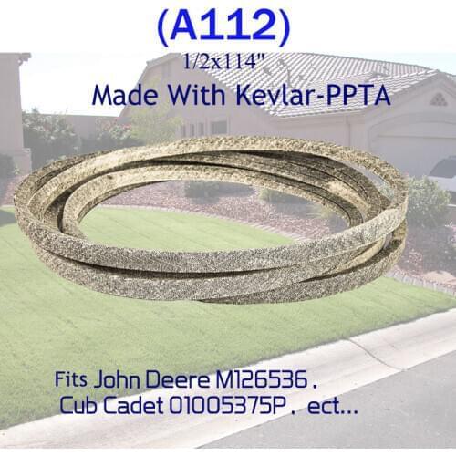 Made With Kevlar Mower Belt 954-04137A Hot Selling High Temperature Resistance AC24118 Dry Cloth M126536 M124895