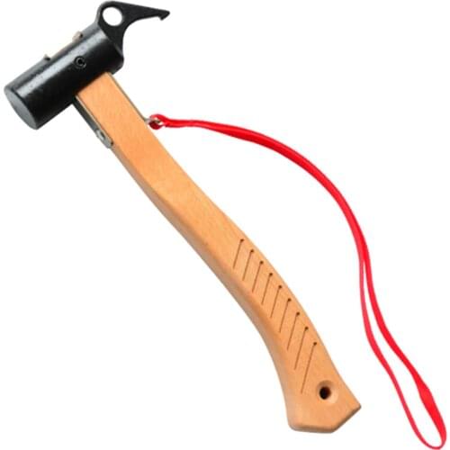 Camping Tent Hammer Hiking Canopy Tent Nails Puller Stake Remover Extractor
