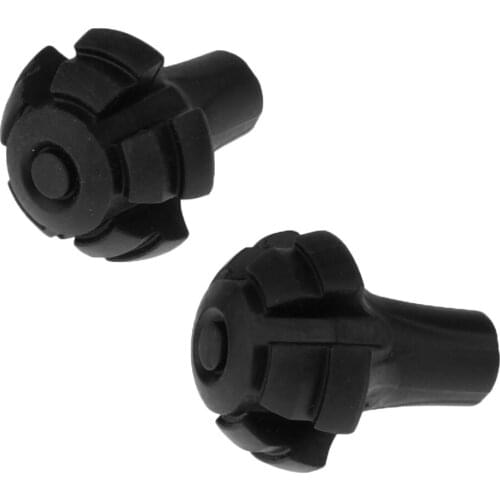 2Pcs Trekking Pole Rubber Tip End Caps Hiking Pole Replacement Tips Climbing Walking Stick Pin Tips Protectors