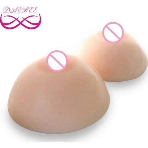 Round Shape 2000g/Pair H Cup Fake Silicone Breast Form Boobs Tit Chest Enhancer Bust For Transgender Crossdresser Drag Queen Men