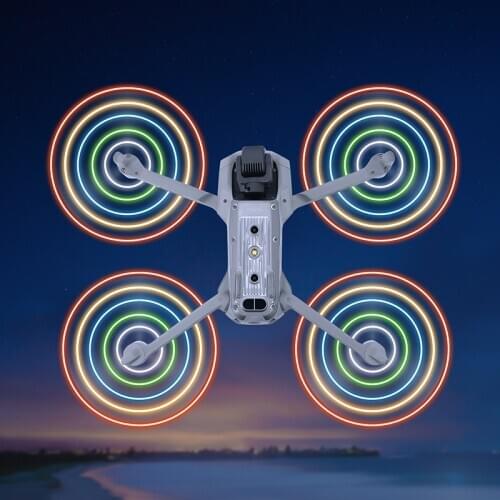 2/4Pcs LED Flash Propeller Mavic Air 2 Quick Release Blade Props for DJI Mavic Air 2 Drone Accessories