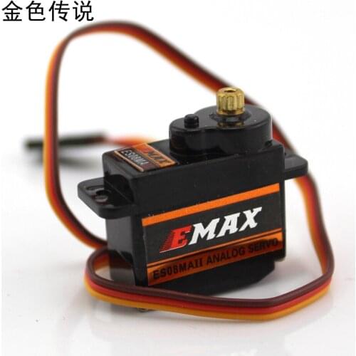 ES08MA2 metal steering gear 12g model steering gear diy model mini mini