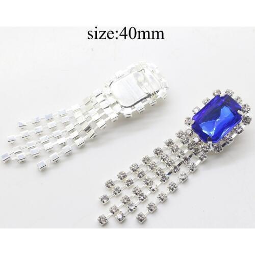 Fashion 10pcs decoration Wedding Acrylic Rhinestone Button 2017 Flower Shaped Access DIY Button