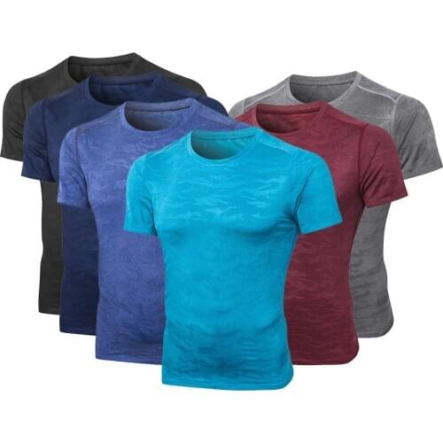 Men Shirts Sport T-shirt Weight Training Shirt Running Tights Quick Drying Sportswear Thermal Underwear Custom Shirt Skinny Tops