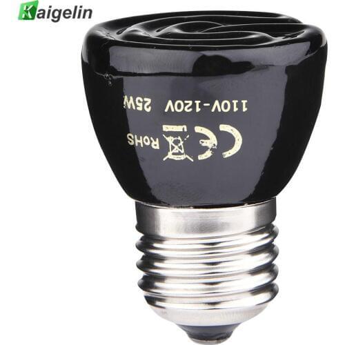 HOT Sale E27 Far-infrared Reptile Heating Lamp Ceramic Heat Lamp Lizard Tortoise Reptiles Box Heater Bulbs Brooder 110/220-240V