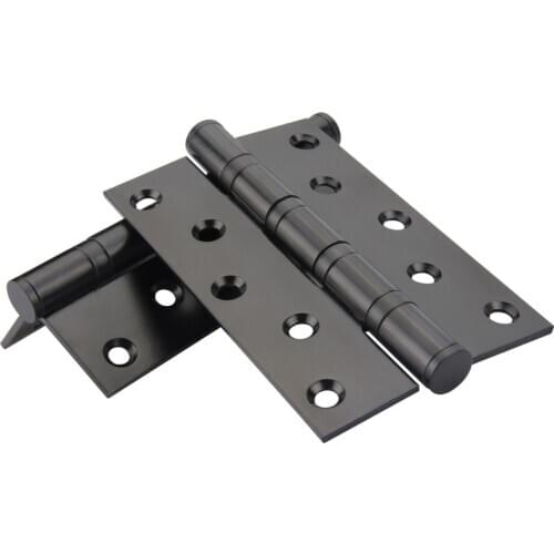 2PCS Antique Stainless Steel Door Hinge Wood Doors Household Furniture Home Hardware Ball Bearing Flush Door Hinges Mute Bearing