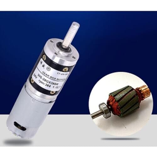 Planetary geared motor 12V/24V 5/10/26/50/100/185/260/364 miniature DC geared motor 6mm shaft diameter gear slow speed motor