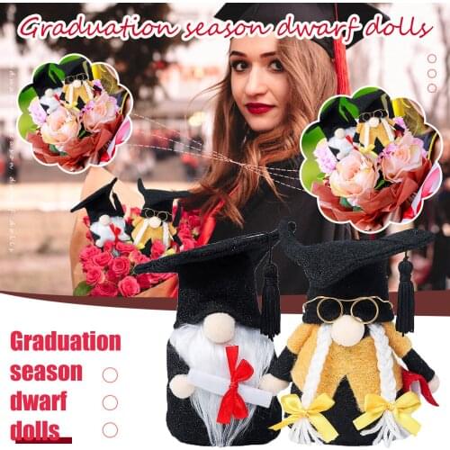 2021 Phd Graduation Gifts Party Faceless Doll The Graduation Plush Gnome Kawaii Room Decor Home Decoration Accessories Антистрес