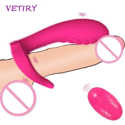 Vagina Clitoris Stimulator Dildo Penis Vibrator Couple G-Spot Vibrator Nipples Massager Prostate Massager Sex Toys For Men Women