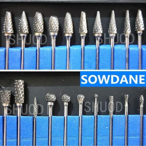 Dental Tungsten Carbide Burs Steel Dental Bur Set Diamond Burs Dental Lab Laboratory Material Grinding Head Rotary Bur