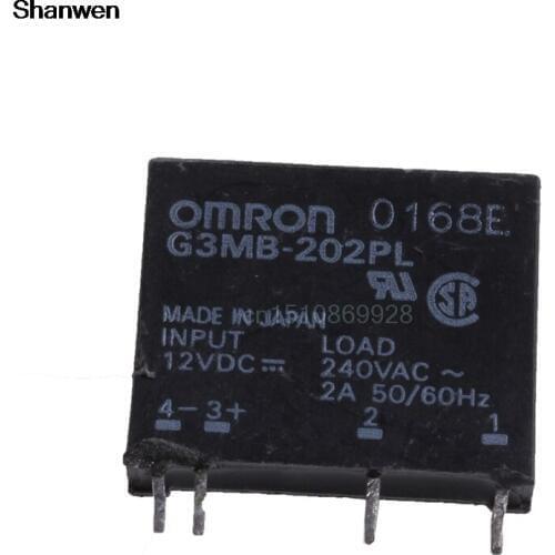 1Pc New Solid State Relay G3MB-202P DC-AC PCB SSR In 12V DC Out 240V AC 2A