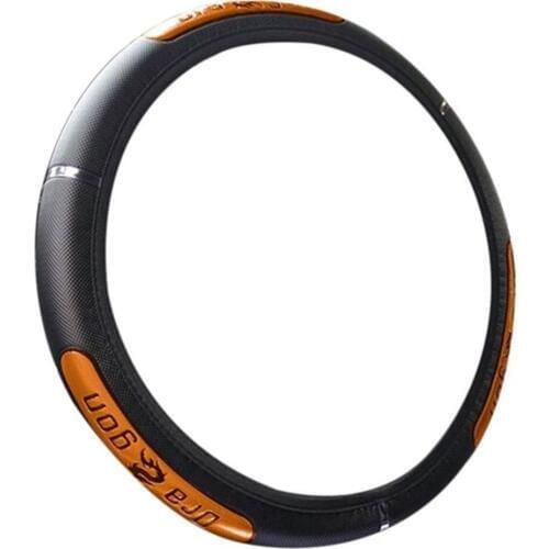 Vehemo 15 Inch Dragon Dish Sets Steering Wheel Covers Auto Durable Reflective Protection Steering Wheel Wrap Accessories