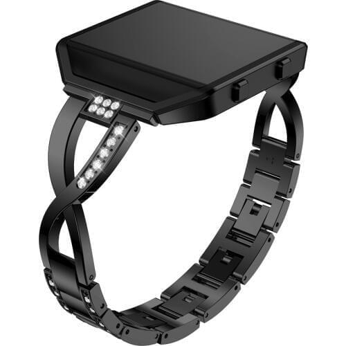 High Quality Steel strap For Fitbit Blaze smart watch Replacement straps Bracelet wristband band strap With Cases frame optional