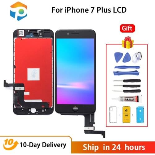 AAA+++ LCD Display For iPhone 7 Plus LCD Screen With Perfect 3D Touch Screen Digitizer Assembly For 8 Plus Display Black White