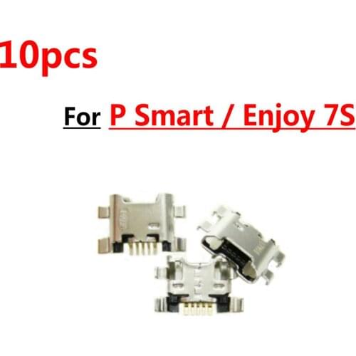 10pcs New Micro USB Plug Charging Port Connector Socket For Huawei P Smart / Enjoy 7S
