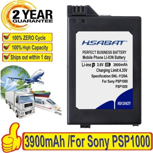 100% Original HSABAT 3900mAh Battery For Sony PSP1000