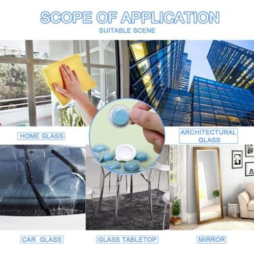 Car Effervescent Washer Tablet Vehicle Cleaner For Protecting Windshield Car Glass Accessories Washing Accessories Car Detailing