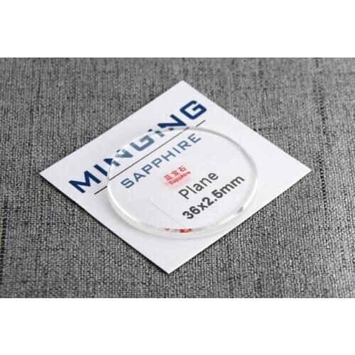 Free Shipping 1pc 2.5mm Thick Flat Round High Quality Watch Sapphire for Watch Replacement from 20mm to 40.5mm