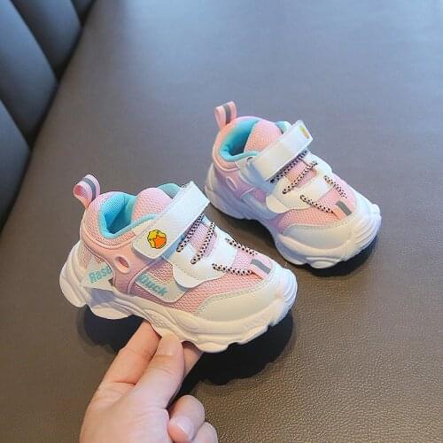 Toddler Autumn Child Girl Unisex Sneakers Baby Sports Shoes For Kids Boy Fashion Mesh Non-Slip Casual Shoe 2021 1 2 3 4 5 6 Year