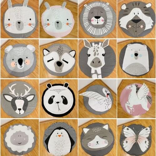 Baby Play Mat Eco-friendly crawling mat Animal Styling Cartoon Non-slip Carpet Living Room Mat early education kids Activity Mat