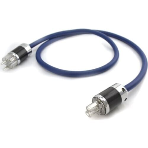Hifi audio OFC COPPER schuko audio power cable, sonarquest rhodium plated carbon fiber ,EU power plug with wire