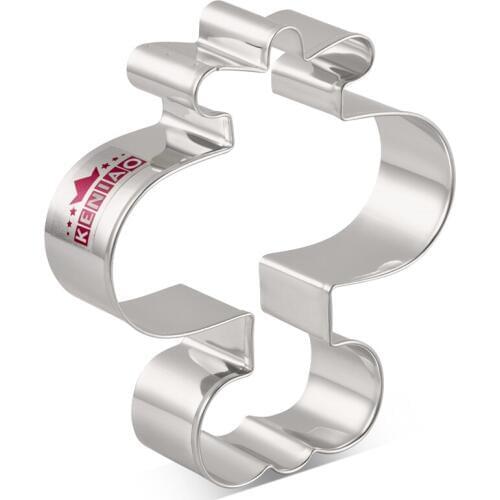 KENIAO Airplane Cookie Cutter - 9.8 x 9.8 cm - Aircraft Biscuit and Fondant Cutter for Kids - Stainless Steel