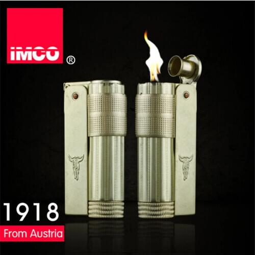 Classical Genuine IMCO Petrol Lighter General Lighter Original Copper Oil Gasoline Cigarette Gas Lighter Cigar Fire Pure Copper