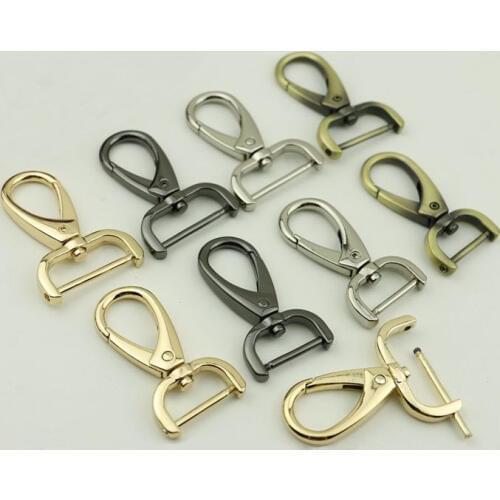 4pcs 20/25mm Metal Bag Buckle Detachable Swivel Lobster Clasps replace Buckle clip Snap Hook DIY Bag Replacement Accessories