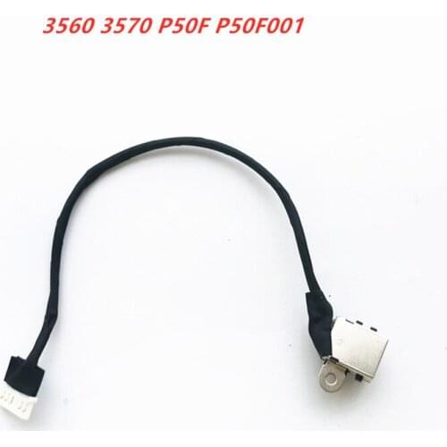 Laptop dc jack power cable charging socket connector port cable For Dell Latitude 3560 3570 P50F P50F001