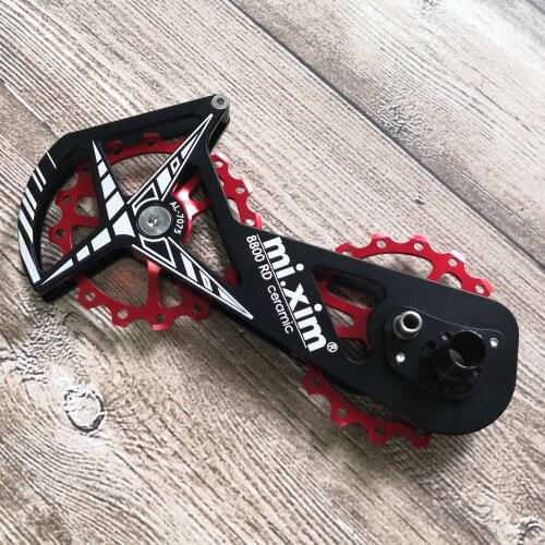 New Bicycle Aluminum alloy ceramic rear derailleur 16T pulley Guide Wheel for 6800 6870/6770/9000/9070