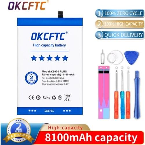 Аккумуляторы для телефонов Oukitel K6000 Plus OKCFTC China At AliExpress