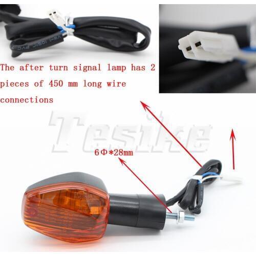 Front/Rear Turn Signals Blinker Indicator Flasher Lamp for Honda CBR 125R 900RR 1100XX RVT1000R RC51 VTR1000 SP-1 CB400 VTEC III