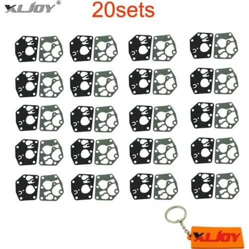 XLJOY 20 Sets Carburetor Diaphragm Gasket Kits For Briggs & Stratton 495770 795083 5083H 5083K 7721 520175