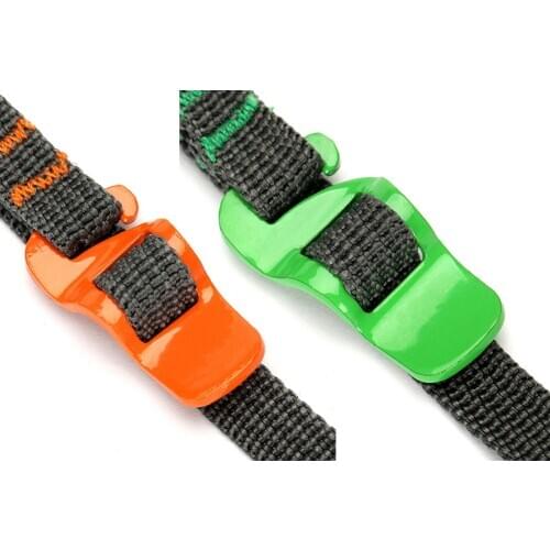 1 PCS 2.5m Outdoor Travel Cycling Suitcase Luggage Strap Secure Lock Strap Belt Green/Orange