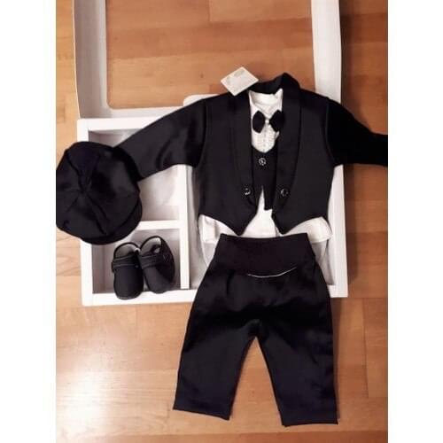 Male Baby Papyonlu Tuxedo Mevlüt Wedding Engagement Henna Team 0 - 6 Months baby Boy clothing baptism set wedding marriage kost