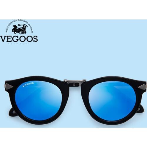 VEGOOS Sunglasses Girls Boys Polarized Vintage Fashion Round Arrow Style Sun Glasses Kids UV400 oculos infantil #M6105