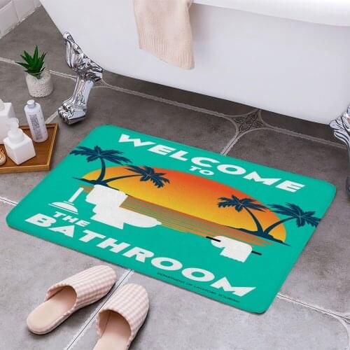 BATHROOM Tropical 3D Print Doormats Rectangle Non-Slip DoorMat Bedroom Kitchen Entrance Print Door rugs Dropshipping