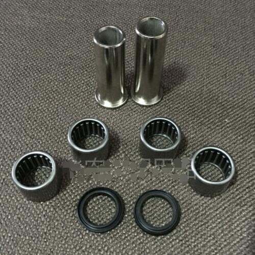 Motorcycle Bearing Sleeves Suspension Rear Swing Arm Fork Bushing Bearing Oil Seal For Suzuki Wangjiang GN250 GN 250