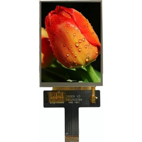 2.6 inch 320*432, ili9488, full viewing angle, sunlight readable, 1-lane MIPI interface Transflective IPS LCD module