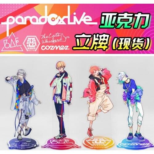 Anime Paradox Live Sugasano Aren Yon Hajun An Fokuna Kanbayashi Yohei Acrylic Stand Figure Model Toy Tabletop Decor