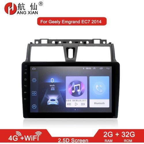 ZHUIHENG 2 din Car radio for Geely Emgrand EC7 2014-2016 car dvd player gps navi car accessory of autoradio 4G internet 2G 32G