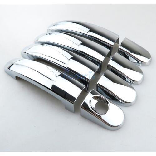 For Ford Ranger T6 T7 2012 2013 2014 2015 2016 2017 2018 Door Handle Cover Panel ABS Chrome Detector Car Styling Accessories