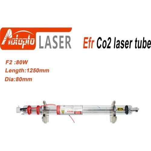 Efr CO2 Laser Tube F2 80W-95W for CO2 Laser Marking Engraving Machine Wooden Box Packing