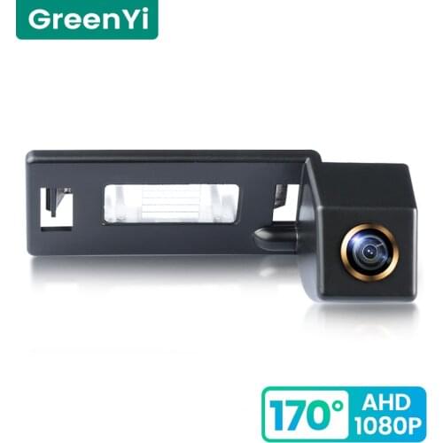 GreenYi 170° HD 1080P Car Rear View Camera for Audi A5 C5 Q5 C6 A6 TT Night Vision Reverse Reversing 4 Pin Vehicle Parking AHD