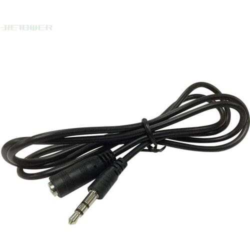 1.1m Male to Female Earphone 3.5mm AUX Jack Audio Extension Cable Cord 3.5 Auxiliary for Car Headphone Louder 100pcs/lot