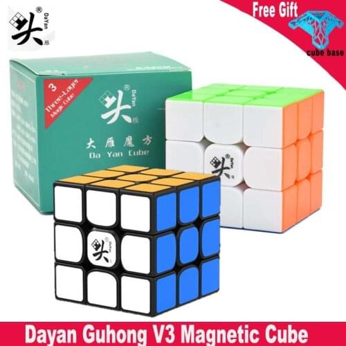 Dayan Guhong V3 Magnetic Cube 3x3 Professional Dayan Speed Cube 3x3x3 Magnetic Educational Toy Gifts for Cubo Magico
