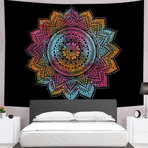 Tapestry Flower Wall Hanging Room Carpet Moon Indian Tapestries bed blanket Art Home Decoration Accessories