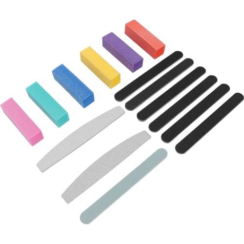 Nail Buffering Files Nail Files Buffer Kit Double Sided Nail Files Buffer Block Professional Manicure Tools Kit