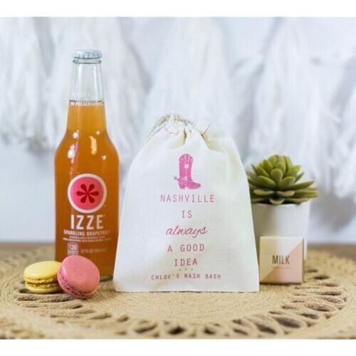 Bachelorette party favor Gift bag custom bridal shower bags emergency kit Nashville Is Always A Good Idea bag birthday gift bags