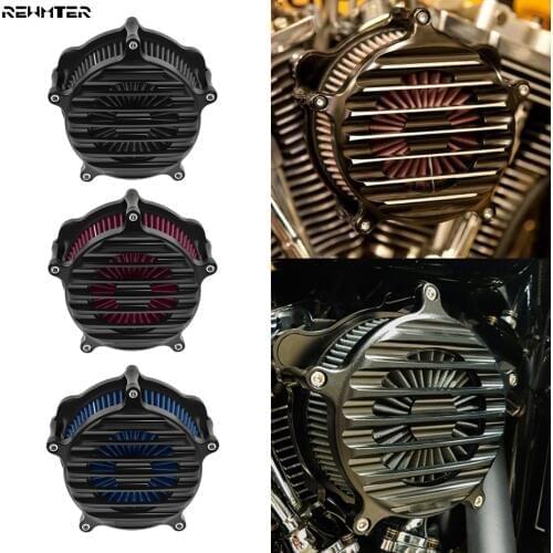 Motorcycle Air Cleaner Intake Filter System CNC Aluminum For Harley Sportster XL 883 1200 48 72 2004-2018 2019 Air Filter